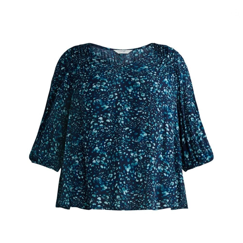 Women's Lightweight Poet Sleeve Blouse Shirt 2-Pack Size 4X - Picture 3 of 12